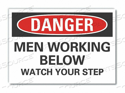 ЗНАК ОПАСНОСТИ 7 Ш X 5 В ТОЛЩИНА 0,001