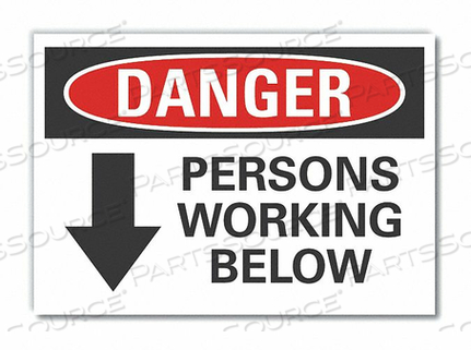 ЗНАК ОПАСНОСТИ 10 Ш X 7 В 0,001 ТОЛЩИНА