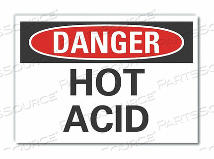 ЗНАК ОПАСНОСТИ 7 Ш X 5 В ТОЛЩИНА 0,001