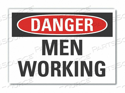 ЗНАК ОПАСНОСТИ 5 Ш X 3-1/2 В ТОЛЩИНА 0,001