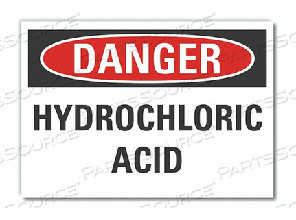 ЗНАК ОПАСНОСТИ 5 Ш X 3-1/2 В ТОЛЩИНА 0,001