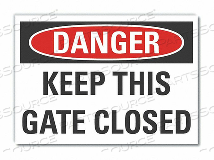 OEM#: LCU4-0449-RD_10X7ЗНАК ОПАСНОСТИ 10 Ш X 7 В ТОЛЩИНА 0,001 от Lyle Signs Inc.