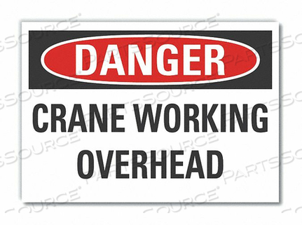 ЗНАК ОПАСНОСТИ 5 Ш X 3-1/2 В ТОЛЩИНА 0,001