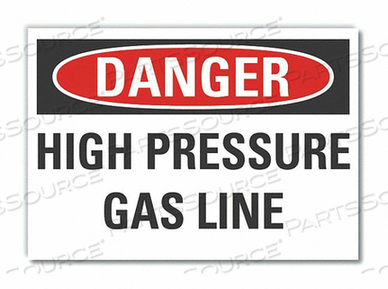 OEM#: LCU4-0456-RD_14X10ЗНАК ОПАСНОСТИ 14 Ш X 10 В ТОЛЩИНА 0,001 от Lyle Signs Inc.