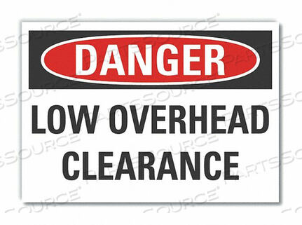 OEM#: LCU4-0457-ED_10X7ЗНАК ОПАСНОСТИ 10 Ш 7 В 0,004 ТОЛЩИНА от Lyle Signs Inc.