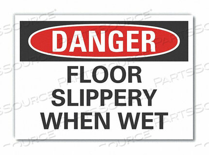 OEM#: LCU4-0461-ND_14X10ЗНАК ОПАСНОСТИ 14 Ш X 10 В ТОЛЩИНА 0,001 от Lyle Signs Inc.