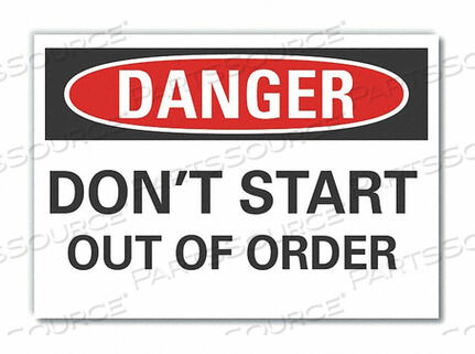 OEM#: LCU4-0470-RD_10X7ЗНАК ОПАСНОСТИ 10 Ш X 7 В ТОЛЩИНА 0,001 от Lyle Signs Inc.