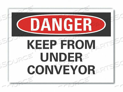 OEM#: LCU4-0475-ND_14X10ЗНАК ОПАСНОСТИ 14 Ш X 10 В ТОЛЩИНА 0,001 от Lyle Signs Inc.