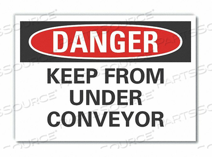 OEM#: LCU4-0475-RD_7X5ЗНАК ОПАСНОСТИ 7 Ш X 5 В ТОЛЩИНА 0,001 от Lyle Signs Inc.