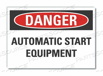 OEM#: LCU4-0485-ED_10X7ЗНАК ОПАСНОСТИ 10 Ш 7 В 0,004 ТОЛЩИНА от Lyle Signs Inc.