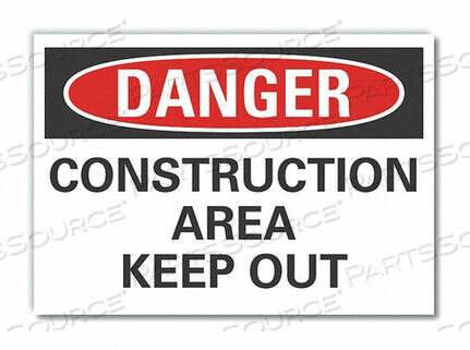 OEM#: LCU4-0491-RD_10X7ЗНАК ОПАСНОСТИ 10 Ш X 7 В ТОЛЩИНА 0,001 от Lyle Signs Inc.