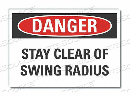 OEM#: LCU4-0493-ND_14X10ЗНАК ОПАСНОСТИ 14 Ш X 10 В ТОЛЩИНА 0,001 от Lyle Signs Inc.