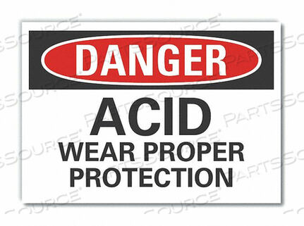 OEM#: LCU4-0494-ED_10X7ЗНАК ОПАСНОСТИ 10 Ш 7 В 0,004 ТОЛЩИНА от Lyle Signs Inc.