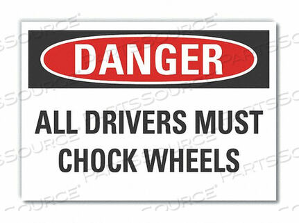 OEM#: LCU4-0501-ND_14X10ЗНАК ОПАСНОСТИ 14 Ш X 10 В ТОЛЩИНА 0,001 от Lyle Signs Inc.