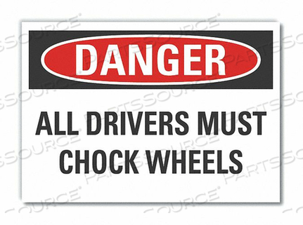 OEM#: LCU4-0501-ND_10X7ЗНАК ОПАСНОСТИ 10 Ш X 7 В ТОЛЩИНА 0,001 от Lyle Signs Inc.