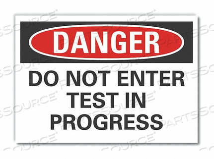 OEM#: LCU4-0502-ED_10X7ЗНАК ОПАСНОСТИ 10 Ш 7 В 0,004 ТОЛЩИНА от Lyle Signs Inc.