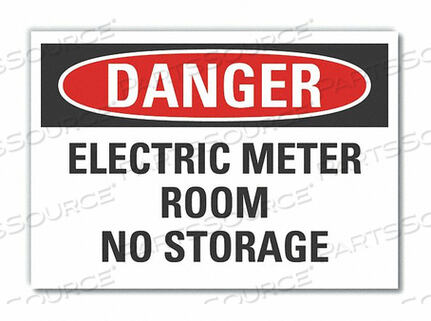 OEM#: LCU4-0506-ED_14X10ЗНАК ОПАСНОСТИ 14 Ш 10 В 0,004 ТОЛЩИНА от Lyle Signs Inc.