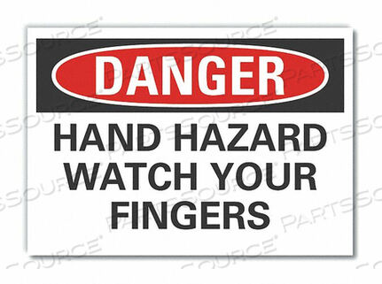 OEM#: LCU4-0508-ND_5X3.5ЗНАК ОПАСНОСТИ 5 Ш X 3-1/2 В ТОЛЩИНА 0,001 от Lyle Signs Inc.