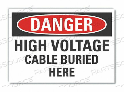 OEM#: LCU4-0509-ED_10X7ЗНАК ОПАСНОСТИ 10 Ш 7 В 0,004 ТОЛЩИНА от Lyle Signs Inc.
