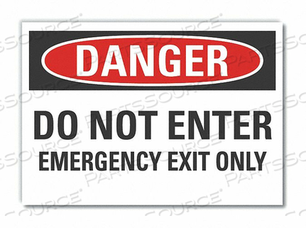 OEM#: LCU4-0521-RD_5X3.5ЗНАК ОПАСНОСТИ 5 Ш X 3-1/2 В ТОЛЩИНА 0,001 от Lyle Signs Inc.