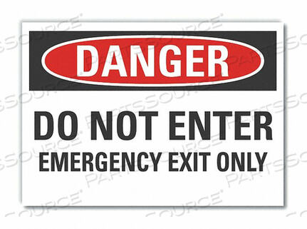 OEM#: LCU4-0521-ND_14X10ЗНАК ОПАСНОСТИ 14 Ш X 10 В ТОЛЩИНА 0,001 от Lyle Signs Inc.