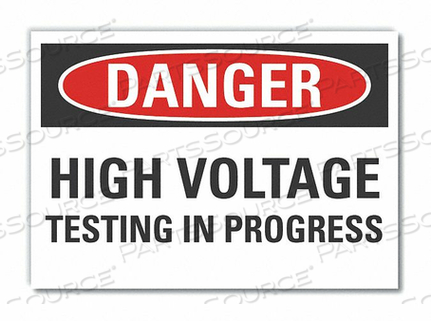 OEM#: LCU4-0522-ND_7X5ЗНАК ОПАСНОСТИ 7 Ш X 5 В ТОЛЩИНА 0,001 от Lyle Signs Inc.