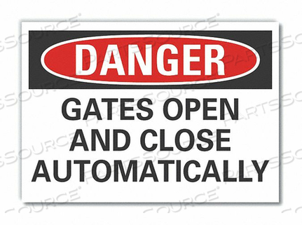 OEM#: LCU4-0535-RD_5X3.5ЗНАК ОПАСНОСТИ 5 Ш X 3-1/2 В ТОЛЩИНА 0,001 от Lyle Signs Inc.