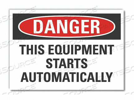OEM#: LCU4-0540-ND_14X10ЗНАК ОПАСНОСТИ 14 Ш X 10 В ТОЛЩИНА 0,001 от Lyle Signs Inc.