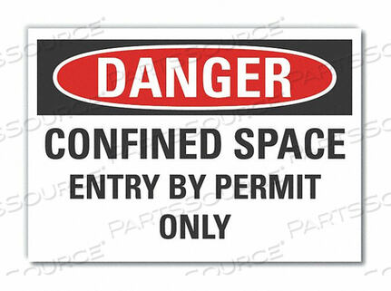 OEM#: LCU4-0546-ED_14X10ЗНАК ОПАСНОСТИ 14 Ш 10 В 0,004 ТОЛЩИНА от Lyle Signs Inc.