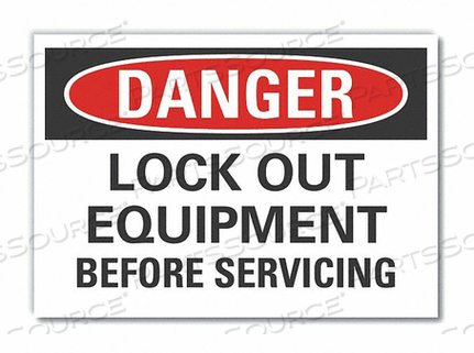 OEM#: LCU4-0547-ED_14X10ЗНАК ОПАСНОСТИ 14 Ш 10 В 0,004 ТОЛЩИНА от Lyle Signs Inc.