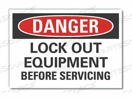 OEM#: LCU4-0547-RD_5X3.5ЗНАК ОПАСНОСТИ 5 Ш X 3-1/2 В ТОЛЩИНА 0,001 от Lyle Signs Inc.