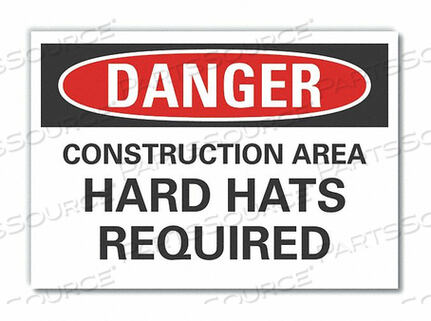 OEM#: LCU4-0548-ED_10X7ЗНАК ОПАСНОСТИ 10 Ш 7 В 0,004 ТОЛЩИНА от Lyle Signs Inc.