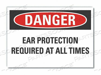 OEM#: LCU4-0549-RD_5X3.5DANGER SIGN 5 W X 3-1/2 H 0.001 THICK by Lyle Signs Inc.