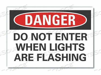 OEM#: LCU4-0554-ED_14X10SIGN НЕ ВВОДИТЕ 10 X14 от Lyle Signs Inc.