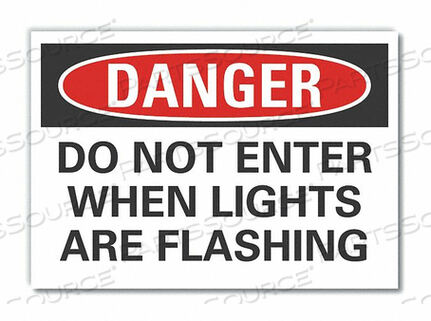 OEM#: LCU4-0554-ED_10X7SIGN НЕ ВВОДИТЕ 7 X10 от Lyle Signs Inc.