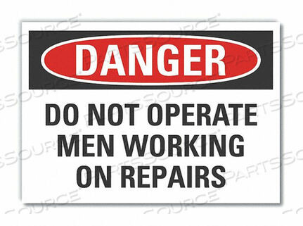 OEM#: LCU4-0556-ED_14X10ЗНАК ОПАСНОСТИ 14 Ш 10 В 0,004 ТОЛЩИНА от Lyle Signs Inc.