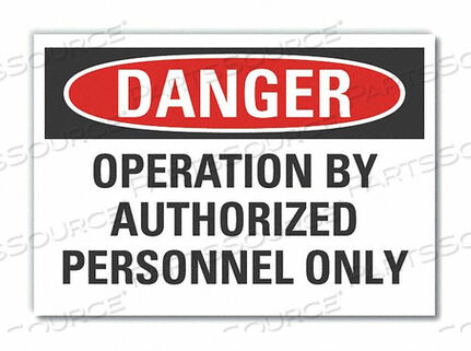 OEM#: LCU4-0566-RD_10X7ЗНАК ОПАСНОСТИ 10 Ш X 7 В ТОЛЩИНА 0,001 от Lyle Signs Inc.