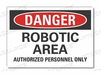 OEM#: LCU4-0568-ED_14X10ЗНАК ОПАСНОСТИ 14 Ш 10 В 0,004 ТОЛЩИНА от Lyle Signs Inc.