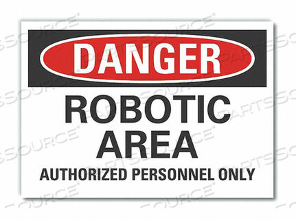 OEM#: LCU4-0568-RD_14X10ЗНАК ОПАСНОСТИ 14 Ш X 10 В ТОЛЩИНА 0,001 от Lyle Signs Inc.