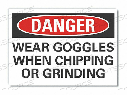 ЗНАК ОПАСНОСТИ 10 Ш X 7 В 0,001 ТОЛЩИНА