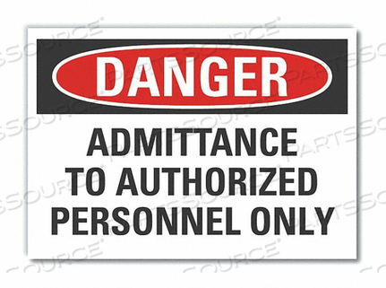 OEM#: LCU4-0573-ND_7X5ЗНАК ОПАСНОСТИ 7 Ш X 5 В ТОЛЩИНА 0,001 от Lyle Signs Inc.