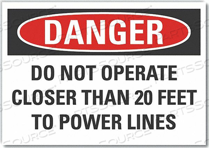 OEM#: LCU4-0641-ND_10X7ЗНАК ОПАСНОСТИ 10 Ш X 7 В ТОЛЩИНА 0,001 от Lyle Signs Inc.