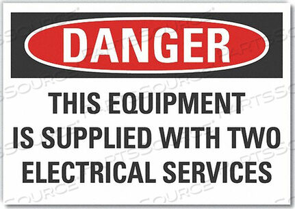 OEM#: LCU4-0662-RD_10X7DANGER SIGN 10 W X 7 H 0.001 THICK by Lyle Signs Inc.
