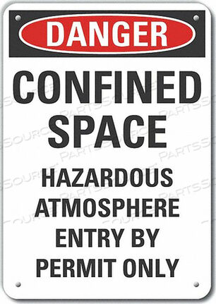 OEM#: LCU4-0664-NA_14X10ЗНАК ОПАСНОСТИ 14 Ш X 10 В ТОЛЩИНА 0,040 от Lyle Signs Inc.