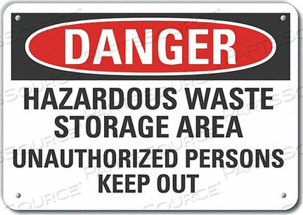 OEM#: LCU4-0672-RA_14X10ЗНАК ОПАСНОСТИ 14 Ш X 10 В ТОЛЩИНА 0,040 от Lyle Signs Inc.