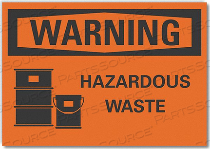 DANGER SIGN 5 W X 3-1/2 H 0.001 THICK