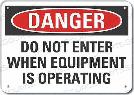 OEM#: LCU4-0584-NA_14X10ЗНАК ОПАСНОСТИ 14 Ш X 10 В ТОЛЩИНА 0,040 от Lyle Signs Inc.