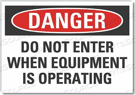 OEM#: LCU4-0584-RD_14X10DANGER SIGN 14 W X 10 H 0.001 THICK by Lyle Signs Inc.