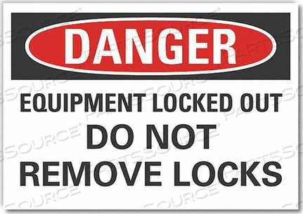 OEM#: LCU4-0586-RD_5X3.5ЗНАК ОПАСНОСТИ 5 Ш X 3-1/2 В ТОЛЩИНА 0,001 от Lyle Signs Inc.