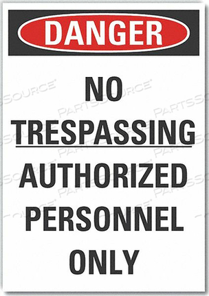 OEM#: LCU4-0588-RD_7X5ЗНАК ОПАСНОСТИ 7 Ш X 5 В ТОЛЩИНА 0,001 от Lyle Signs Inc.